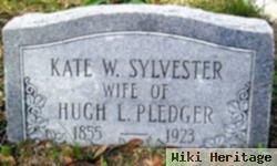 Kate Wheeler Sylvester Pledger