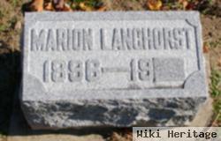 Marion R Streight Langhorst