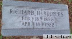 Richard H. Peeples