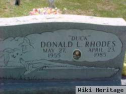 Donald Lee "duck" Rhodes