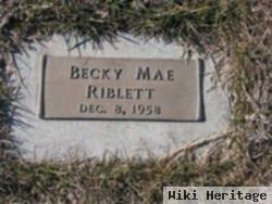 Becky Mae Riblett