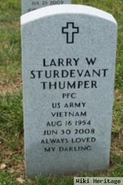 Pfc Larry W Sturdevant