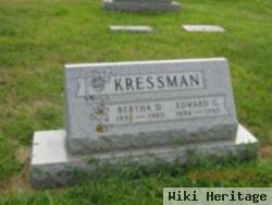 Bertha D Kressman