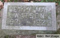 Betty M Watson