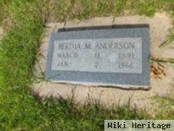 Bertha M. Anderson