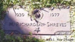 M Richardean Shreves