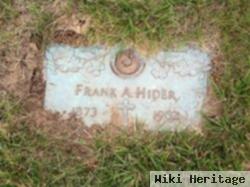 Frank A Hider