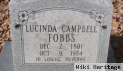 Lucinda ""cindy"" Campbell Fobbs