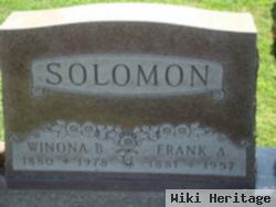 Frank A Solomon