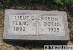 Lieut Clarence L Boehm