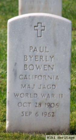 Paul Byerly Bowen