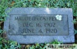 Maude S. "maudia" Peck Pevey