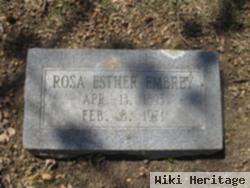 Rosa Esther Embrey