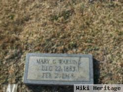 Mary Gertrude Hudgins Warsing