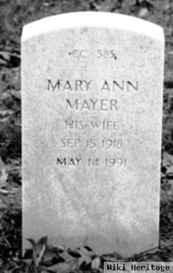 Mary Ann Mayer