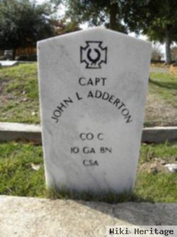 Capt John L Adderton