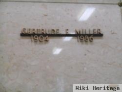 Gertrude E Miller