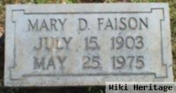 Mary E Davis Faison