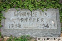 Myrtle D. Simmons Sheffer