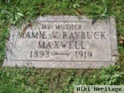 Mamie V. Raybuck Maxwell