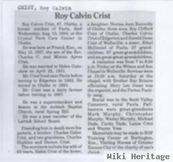 Roy Calvin Crist