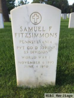 Samuel F Fitzsimmons