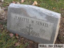 Jeanette W Senkel