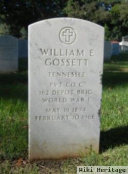 William E Gossett