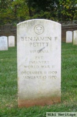 Benjamin Franklin Petitt