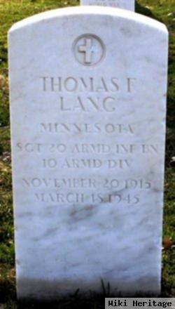 Thomas Fenton Lang, Jr