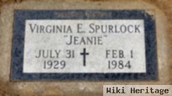 Mrs Virginia Elizabeth "jeanie" Bello Spurlock