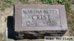 Martha Betty Crist