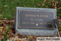 Pfc Donald W Hofer