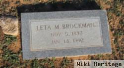 Leta M. Brockman