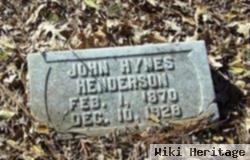 John Hynes Henderson