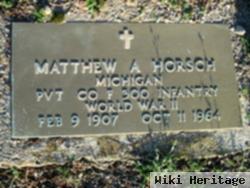 Matthew A. Horsch