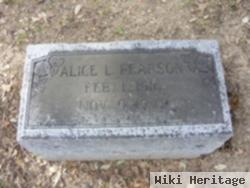 Alice L Pearson