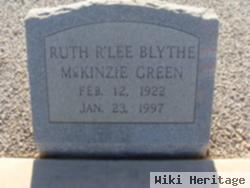 Ruth R'lee Blythe Mckinzie