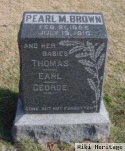 Pearl May Lobdell Brown