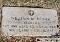 William M "henry" Honea