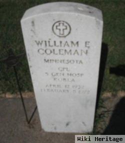 William E Coleman