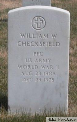 William W Checksfield