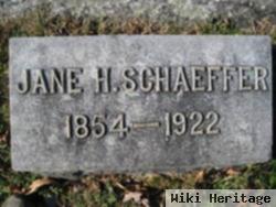 Martha Jane "jenny" Hahn Schaeffer