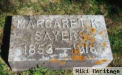 Margaret K Sayers