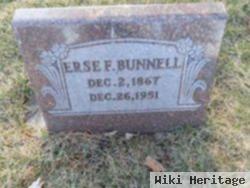 Erse F Bunnell