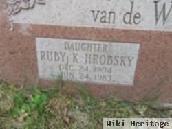 Ruby K. Hrobsky Van De Westelaken