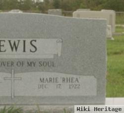 Marie Frances "rhea" Fuscia Lewis