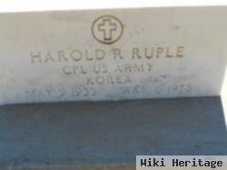 Harold Ralph Ruple