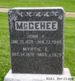 John F Mcgehee