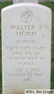 Walter B Horn